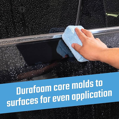 Chemical Guys Premium Grade Microfiber Applicator Pads - Ultra-Soft Foam Core, Safe for Sealants, Tire Dressings, Interior and Exterior Detailing, Car, Truck, SUV, RV, Motorcyle Care, 8 Pack