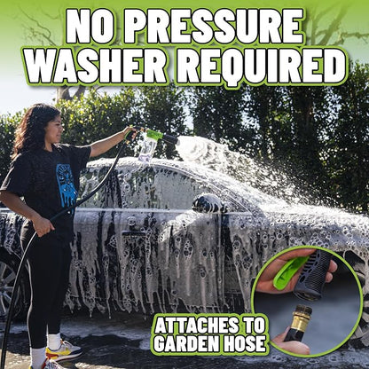 Chemical Guys Foam Blaster 6 Car Wash Gun, Chemical Guys Foam Gun, and Chenille Scratch-Free Microfiber Wash Mitt - Connects to Any Garden Hose for Thick Suds - Safe for Cars, Trucks, SUVs - 2 Items