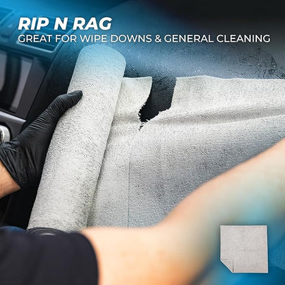 The Rag Company - Complete Interior Kit - Includes Glass & Car Interior Cleaners, Brushes, Rags, Buttersoft Cloths, Glass Towels, Scrubbers - 24 Item Set