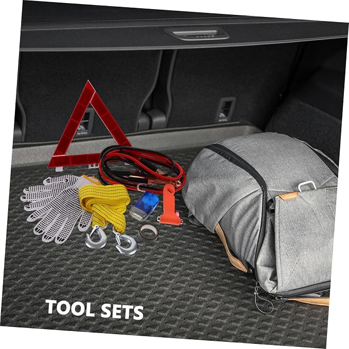 GLEAVI Car Roadside Kit Automotive Tool First Aid Kit for Home Vehicle Accessory