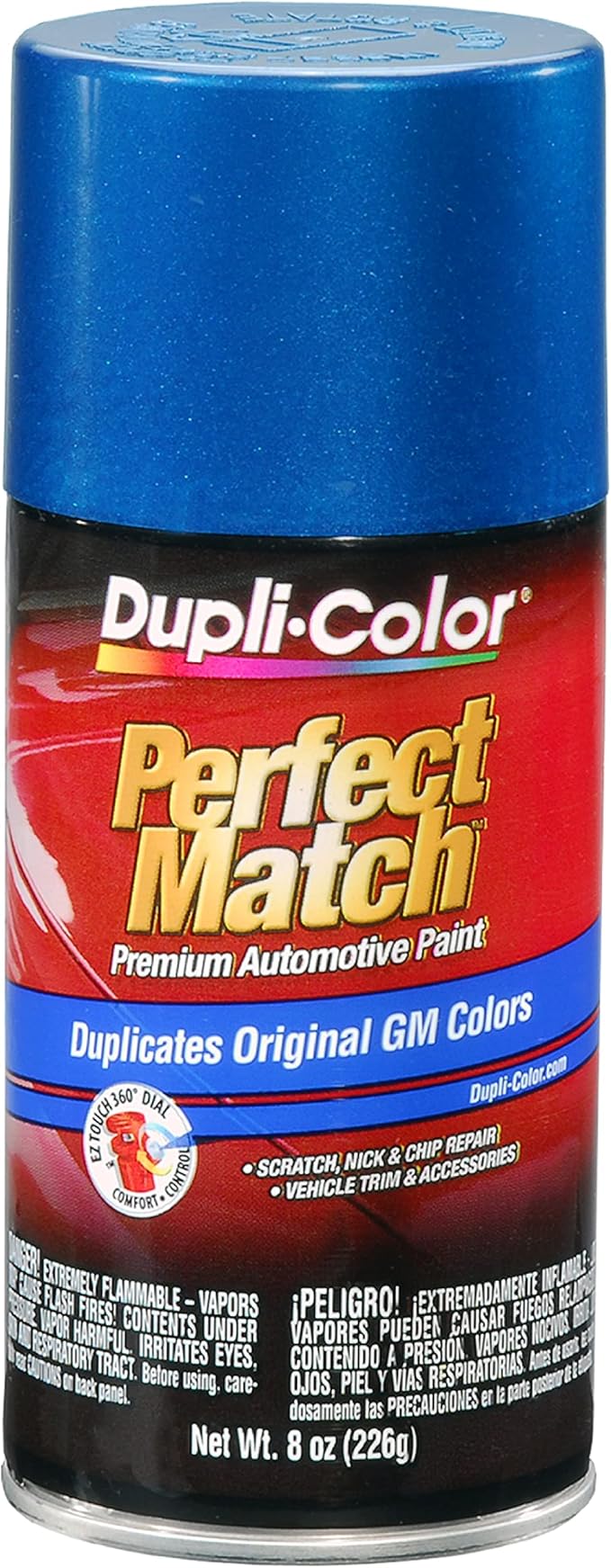 Dupli-Color EBGM04387 Perfect Match Automotive Spray Paint – General Motors Medium Quasar Metallic, 80 WA9544 – 8 oz. Aerosol Can