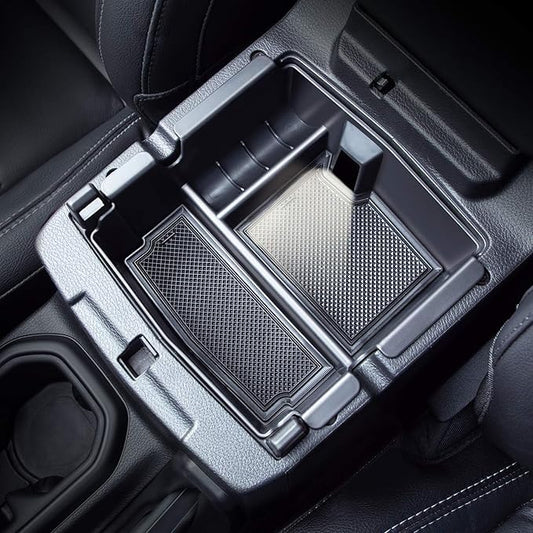 Compatible with Center Console Organizer Tray Jeep Wrangler JL/JLU 2018-2021 2022 2023 2024 2025 2026 and Jeep Gladiator JT Truck 2020-2023 2024 2025 2026 Insert Armrest Accessories (Not for JK/JKU)