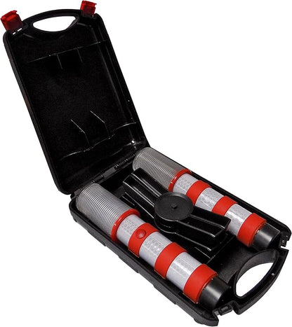 Electriduct Road Emergency Beacon LED Flare KIT with Storage Case - Red | 3 Kits