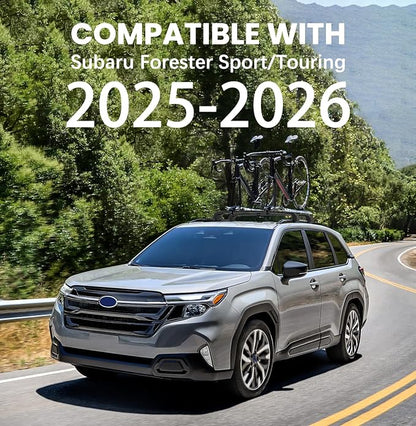 300lbs Lockable Roof Rack Cross Bars Compatible with 2025 2026 Subaru Forester Sport/Touring, Aluminum Roof Rails Crossbars for Rooftop Cargo Carrier Luggage Kayak Canoe Bike Snowboard Rack