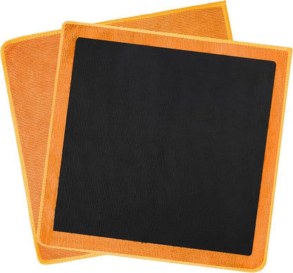 Clay Towel 2 Pack 12 x 12 Inch, Purple Clay Bar Towel for Auto Detailing Microfiber Car Cloth Cleaner Automotive for Car Detailing