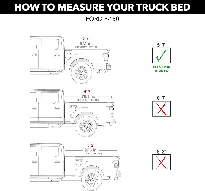 Gator Recoil Retractable Truck Bed Tonneau Cover | G30373 | Fits 2015 - 2020 Ford F-150 (incl. Raptor) 5' 7" Bed (67.1")