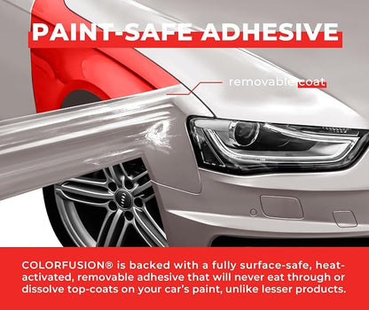 ColorFusion PPF by VViViD, Satin Pearl White Dry Apply PPF Vinyl Car Wrap Roll 6ft x 5ft