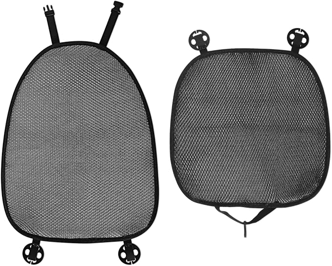 3D Air Mesh Summer Cool Seat Cushion Pad Set, Split-Type, Black | Ventilated Cooling Seat Cushion Pad Cover for Car Seat, Home Office Chairs, Wheelchairs