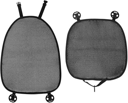 3D Air Mesh Summer Cool Seat Cushion Pad Set, Split-Type, Black | Ventilated Cooling Seat Cushion Pad Cover for Car Seat, Home Office Chairs, Wheelchairs