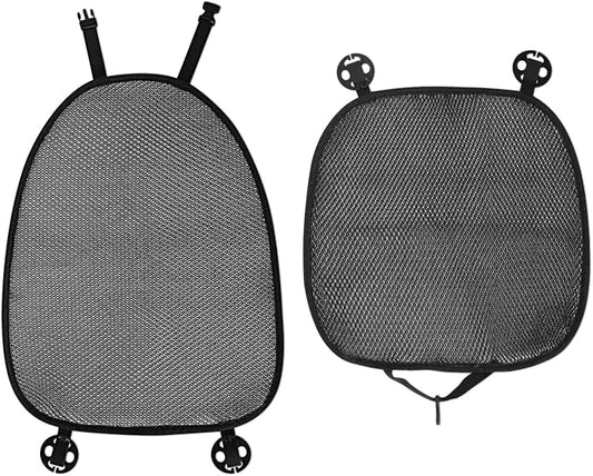 3D Air Mesh Summer Cool Seat Cushion Pad Set, Split-Type, Black | Ventilated Cooling Seat Cushion Pad Cover for Car Seat, Home Office Chairs, Wheelchairs