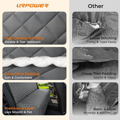 URPOWER Dog Car Seat Cover for Back Seat - Waterproof Car Seat Protector for Child Carseat & Pets, Nonslip Car Seat Covers for Mid-Size Cars & Mid-Size SUVs