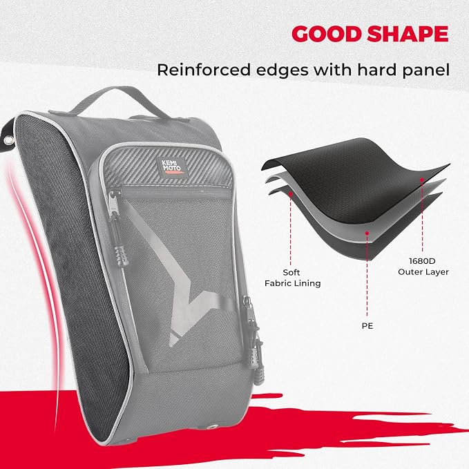 KEMIMOTO Storage Bag Overhead Roof Bag 1680D Storage Compatible with 2022-2024 CFMOTO ZForce 950 H.O /950 H.O.E.X. /2020-2022 ZForce 950 Sport