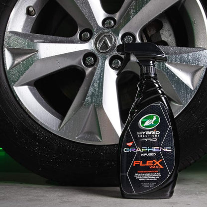 Turtle Wax 53477 Hybrid Solutions Pro Flex Wax, Parent-Pending Graphene Spray Wax, Extreme Gloss and High Shine, Can be Used on All Exterior Surfaces, 23 oz. (Pack of 1)