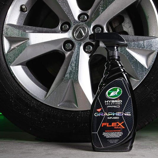 Turtle Wax 53477 Hybrid Solutions Pro Flex Wax, Parent-Pending Graphene Spray Wax, Extreme Gloss and High Shine, Can be Used on All Exterior Surfaces, 23 oz. (Pack of 1)