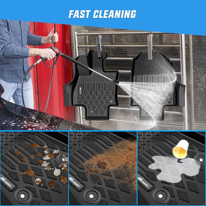 Nilight TPE Floor Mats for TX TX350 TX500h TX550h+ 2024 2025 2026 All Weather Custom Fit Heavy Duty Floor Liners