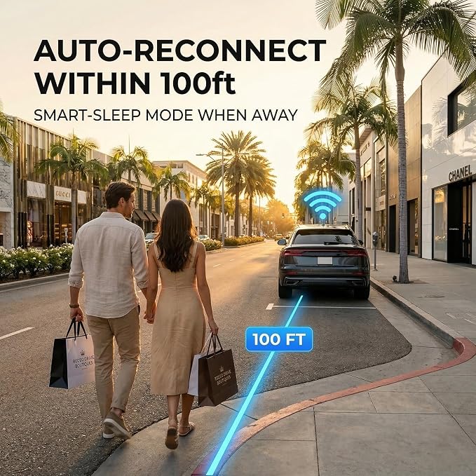 2026 [2-in-1] Latest Wireless CarPlay & Android Auto Adapter, Converts Wired to Wireless, Fast Auto-Reconnect, Dual-Band 5GHz WiFi + Bluetooth 5.3, USB-A & USB-C Compatible, Mini Design