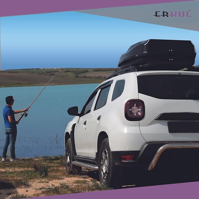 ERKUL Roof Rack Cross Bars for Chevrolet Chevy Trax 2013-2022 | Aluminum Crossbars with Anti Theft Lock for Rooftop | Compatible with Raised Rails - Silver