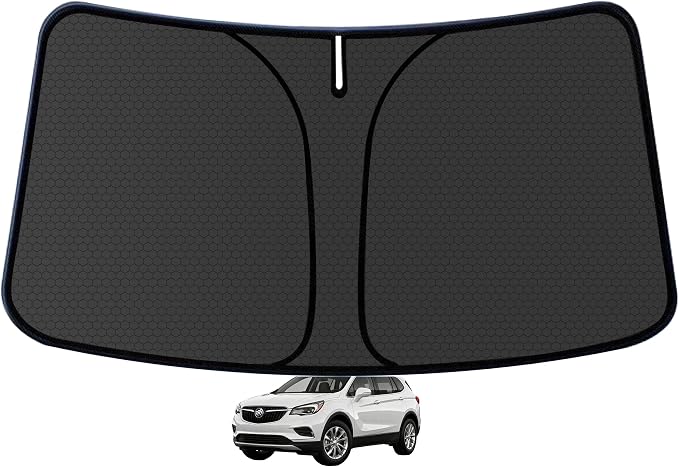 Envision Customized Windshield Sun Shade for 2021-2026 Envision (1SV/Preferred/Essence/Premium/Premium II) Front Window Sunshade Visor Protector Foldable Blocks UV Rays Keep Car Cooler Accessories