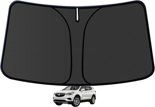Envision Customized Windshield Sun Shade for 2021-2026 Envision (1SV/Preferred/Essence/Premium/Premium II) Front Window Sunshade Visor Protector Foldable Blocks UV Rays Keep Car Cooler Accessories