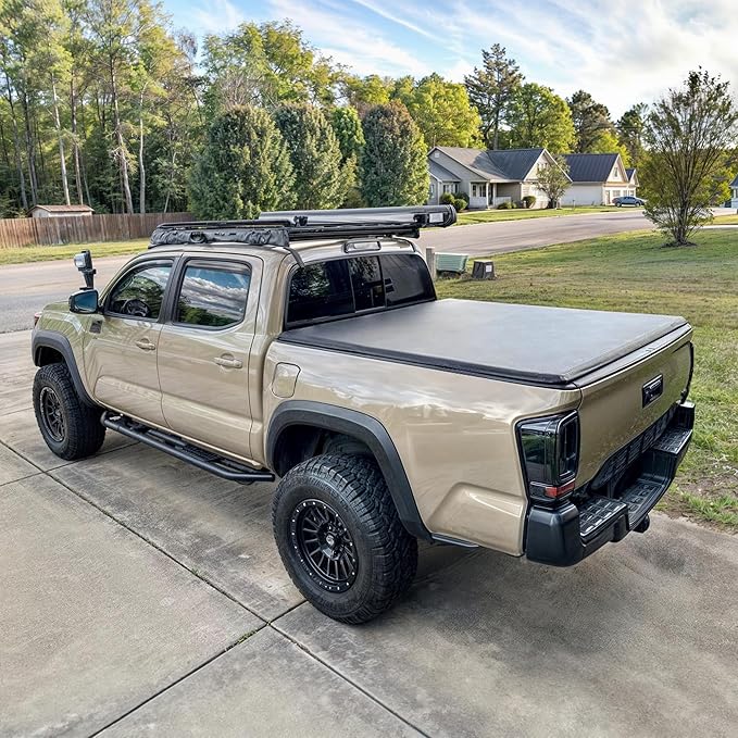 OEDRO Soft Roll Up Truck Bed Tonneau Cover Fits for Ford Maverick 2022 2023 2024 2025 2026 with 4.5 Feet Bed