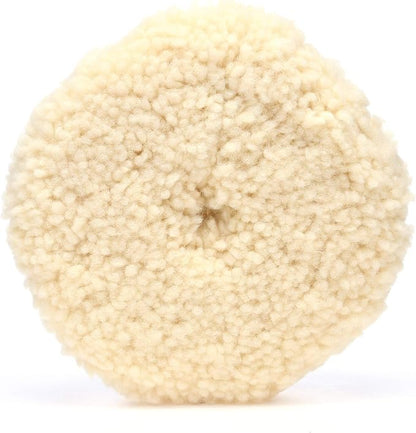 3M Wool Compounding Pad, 9 in, 05703, White, Doublesided, For Auto Body Compounding and Buffing Appplicatios, 1 Pad