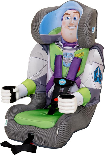 KidsEmbrace 2-in-1 Car Seat | Forward-Facing Harness (26.5–65 lbs) & Booster Mode (40–100 lbs) | Latch | Premium Fit with Multi-Position Headrest, Harness & Recline