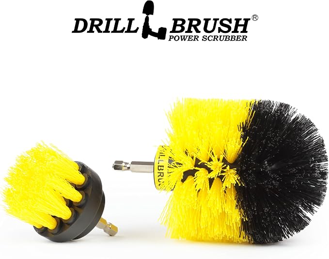 Bathroom Cleaning Brush Set - Cleaning Scrub Brush - Tile Cleaning Brush - Power Cleaning Brush - Scrub Brush - Brush Cleaning Tool - Grout Cleaning Tool - Home Cleaning Gadgets - Clean Shower Brush