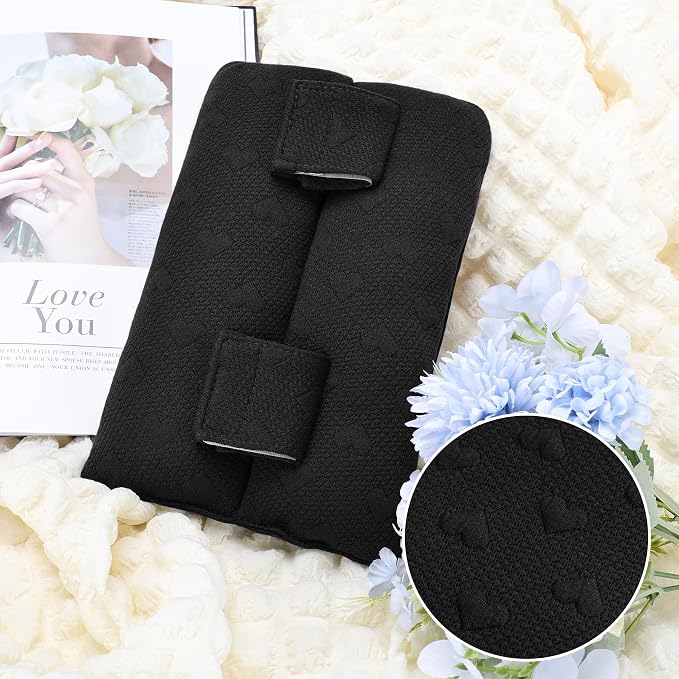 Seat Belt Pillow Post Surgery, Chemo Port Pillow for Seatbelt Chest Protector Chemo Patients Pacemaker Heart Surgery Recovery Support Cushion Gifts Women with Insert Ice Pockets