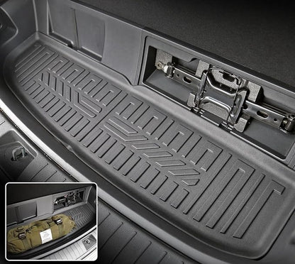 Floor Mats Cargo Mat Set for 2020-2024 2025 Hyundai Palisade 7/8 Seat, All Weather TPE Cargo Liner Backrest Mats Trunk Lower Car Mat Accessories for Palisade Calligraphy
