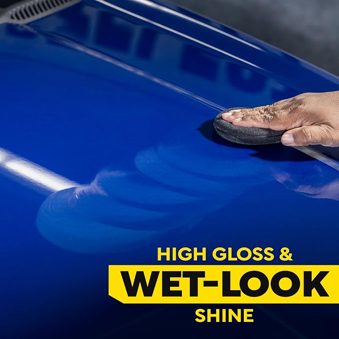 Meguiar's Ultimate Paste Wax, Premium Car Wax for a Deep Gloss with Lasting Protection, Easy to Apply and Remove, Clear Coat Safe, Microfiber Towel and Applicator Included, 8 Oz Paste