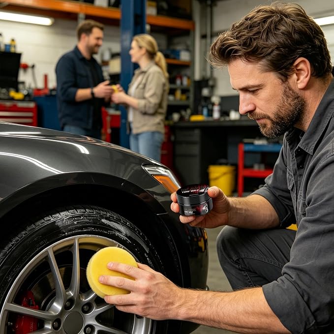 Tire Shine Wax Auto – Wheel Polishing, Automotive, Mechanics Driver Detailers Groomers, Modifiers Trucks SUVs Garage Sedans | Mechanics Driver Detailers Groomers Modifiers Trucks SUVs Garage Sedans S