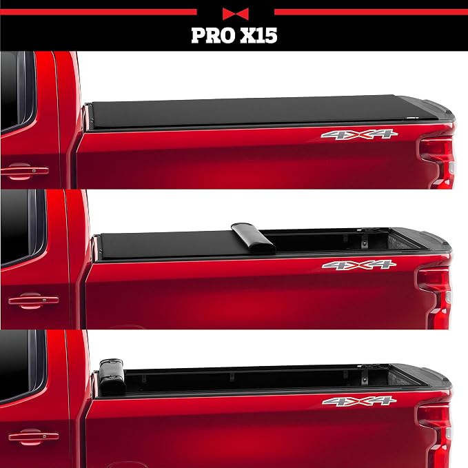 RealTruck TruXedo Pro X15 Soft Roll Up Truck Bed Tonneau Cover | 1430601 | Fits 2017-2024 Honda Ridgeline 5' 4" Bed (64")
