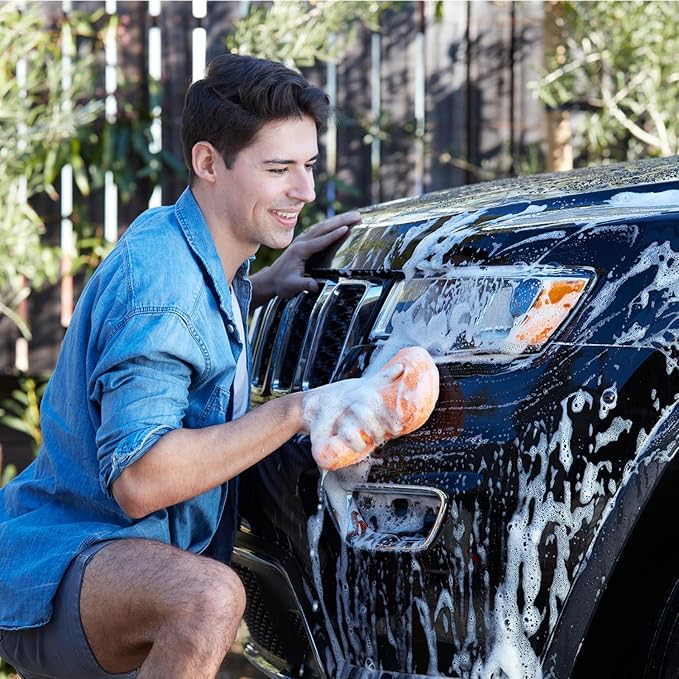 Armor All Car Wash Pad, Microfiber Car Wash Supplies for Cars, Trucks and Motorcycles