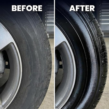 LANE'S Super Blue Tire Dressing Spray | High-Gloss Car Tire Shine Spray | No Sling, No Run, Long Lasting | Protects from Cracks & UV Rays | Non-Greasy Automotive Dressing & Cleaner | 32oz, 2 Pack