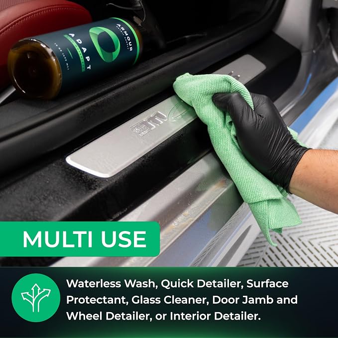 Armour Detail Supply - Adapt Waterless Wash & Quick Detailer and Multi-Use Formula, Streak-Free, UV Protection, Scratch Reducer, 1 Gallon