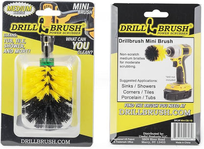 Household Cleaning Supplies - Bathroom Cleaning Accessories - Bath Mat Cleaner - Bathroom Brush - Tile Grout Cleaner - Bathtub Scrub Brush - Sink Cleaner - Toilet Scrubber - Shower Cleaning Brush