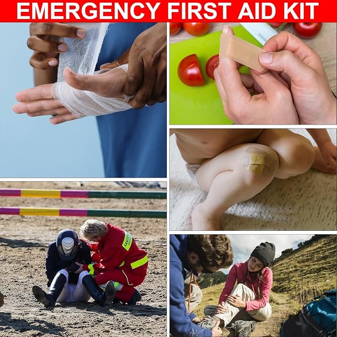 Car-Home Survival First-Aid Kit Emergency-Kit - Camouflage 277Pcs Equipment Travel Supplies Home Camping Hiking YIDERBO