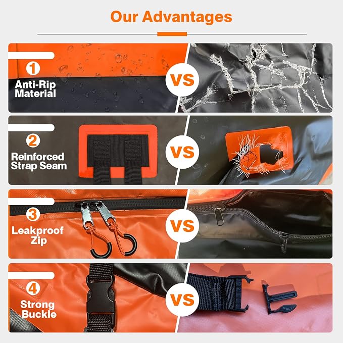APTY Car Rooftop Cargo Bag Carrier, 16 Cubic Feet Soft Roof Top Luggage Bag for All Vechicles with/Without Racks - with Waterproof Zip, Luggage Lock, Anti-Slip Mat, Door Hooks, Storage Bag