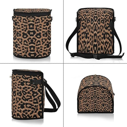 senya Car Trash Can Car Garbage Can Car Waste Basket,Cheeteh Leopard Print Leak-Proof Car Trash Bin, Car Trash Hanging Car Accessories Interior Car Organizer Bag