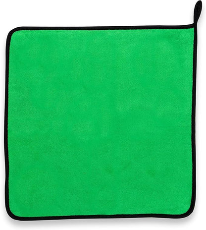 Slick Products Microfiber Towel 16 x 16 Inch – Extra Soft, Dual-Sided, Scratch-Free Cleaning & Drying Cloth for Cars, Trucks, Off-Road, and Home Use – Maximum Absorbency & Dust Pickup