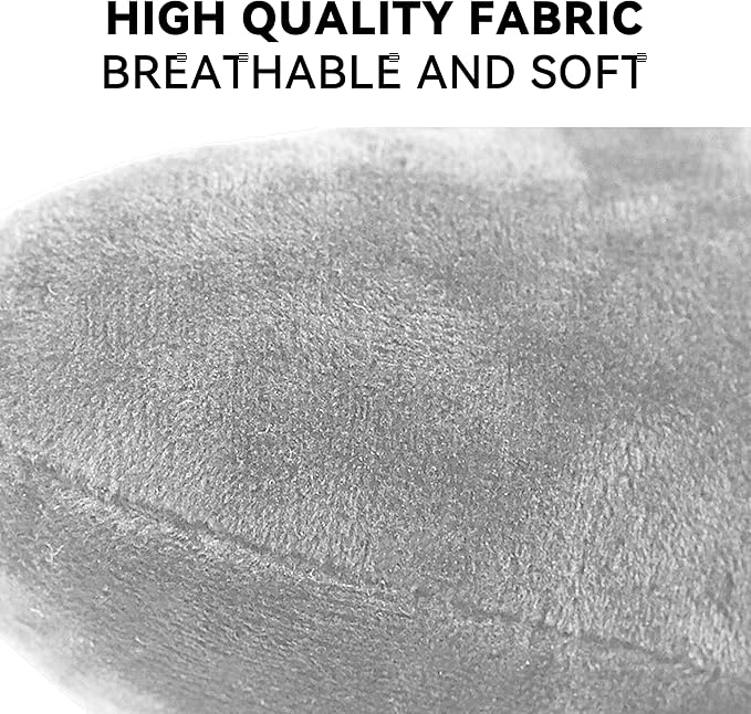 Car Headrest Pillow, Soft Comfortable Memory Foam Automotive Neck Pillow Cushion for Neck Pain Pressure Relief, Universal Fit (Gray)