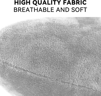 Car Headrest Pillow, Soft Comfortable Memory Foam Automotive Neck Pillow Cushion for Neck Pain Pressure Relief, Universal Fit (Gray)
