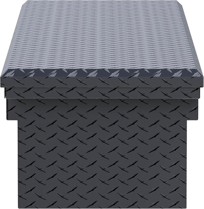 UWS EC10603 72-Inch Matte Black Heavy-Wall Aluminum Truck Tool Box with Low Profile, RigidCore Lid