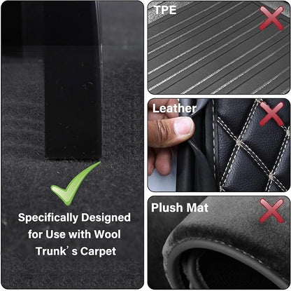 YOFIT Multipurpose Cargo Organizer Blocks Car Trunk Storage Organizer Blocks, Should Be Used with Wool Trunk's Carpet for Car/Truck/SUV/Van, Set of 4