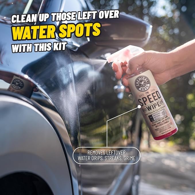 Chemical Guys Exterior Express Car Wash Kit With Car Wash Soap & Cleaner, Easy On The Go Car Cleaning Kit