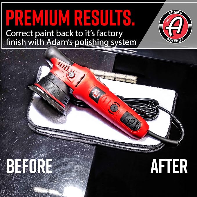Adam's Polishes Premium Polisher Pads Bundle - Expertly Designed to Make Polishing and Paint Correction Easier and Quicker - Color Coded to Match with Recommended Polishes or Compounds (5.5" Pads)