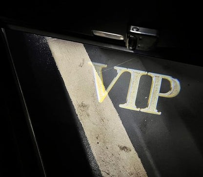NewL 2 Pcs Led Car Door Welcome Light for Gold VIP Logo Symbol Projector Lights Ghost Shadow Light