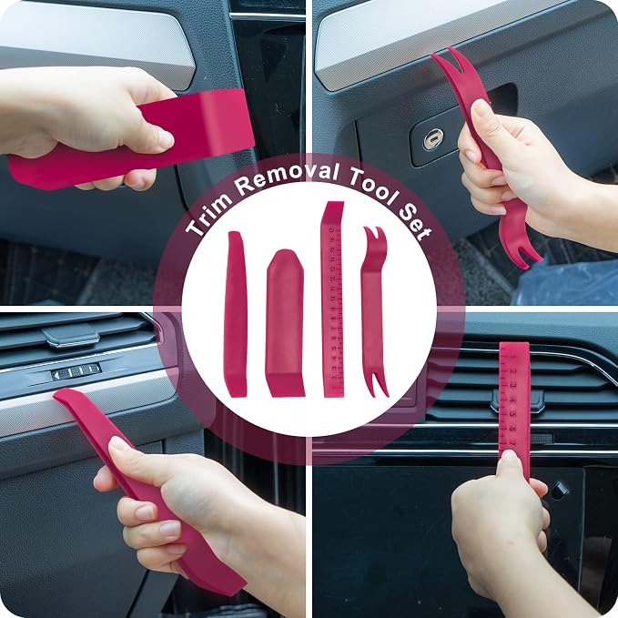 Car Emergency Roadside Kit Safety Assistance Kit for Vehicle with Shovel Jumper Cable First Aid Kit