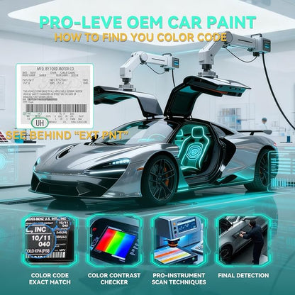 Glacial White Pearl Tricoat(GWP) Touch Up Paint Compatible with Kia Car Paint Pen Scratch Repair Automotive Scratch Remover Fix Exact Color Match