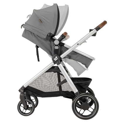 Maxi-Cosi Siena CP Modular Travel System, Car Seat and Stroller Combo, Stone Glow